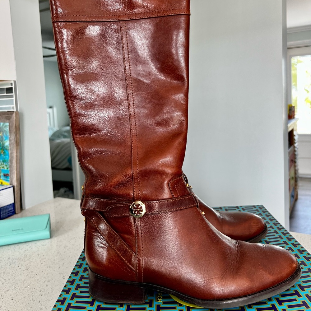 Tory Burch Brita Riding Boot - Picture 6 of 16